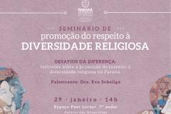 Seminário de Promoção do Respeito à Diversidade Religiosa