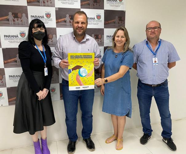 Secretário da SEJUF Dr. Rogério Helias Carboni e Equipe ESEDH