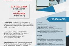 Fomentar a discussão sobre os impactos humanos e sociais do uso das tecnologias de informação e comunicação às vistas da educação saúde e segurança.
