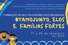 FORMAÇÃO PARA OS PROGRAMAS FAMÍLIAS FORTES, #TAMOJUNTO E ELOS